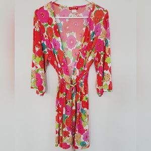 Josie Natori Floral Print Robe